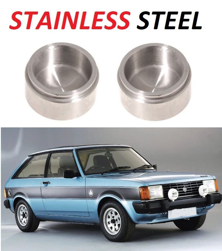 FRONT BRAKE CALIPER PISTONS x2 (** STAINLESS STEEL **) (Sunbeam Talbot Horizon) (**Lotus Only**) (2.2 Litre) (1979- 82)